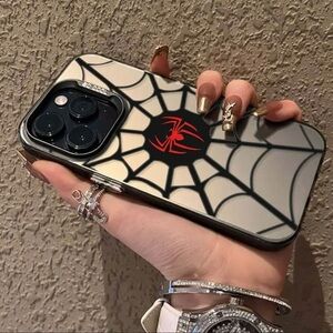 Casetify Black and Red Spider Web Phone Case